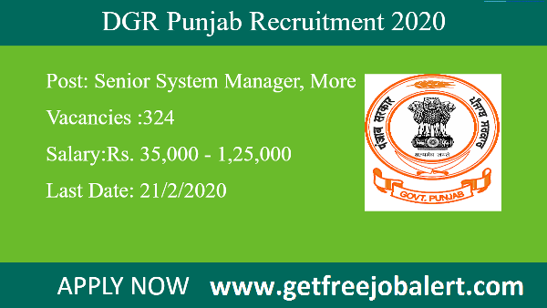 324 Technical Assistant Assistant Manager Posts In DGR Punjab